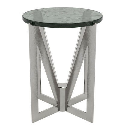Jano - Round End Table Base - Gray