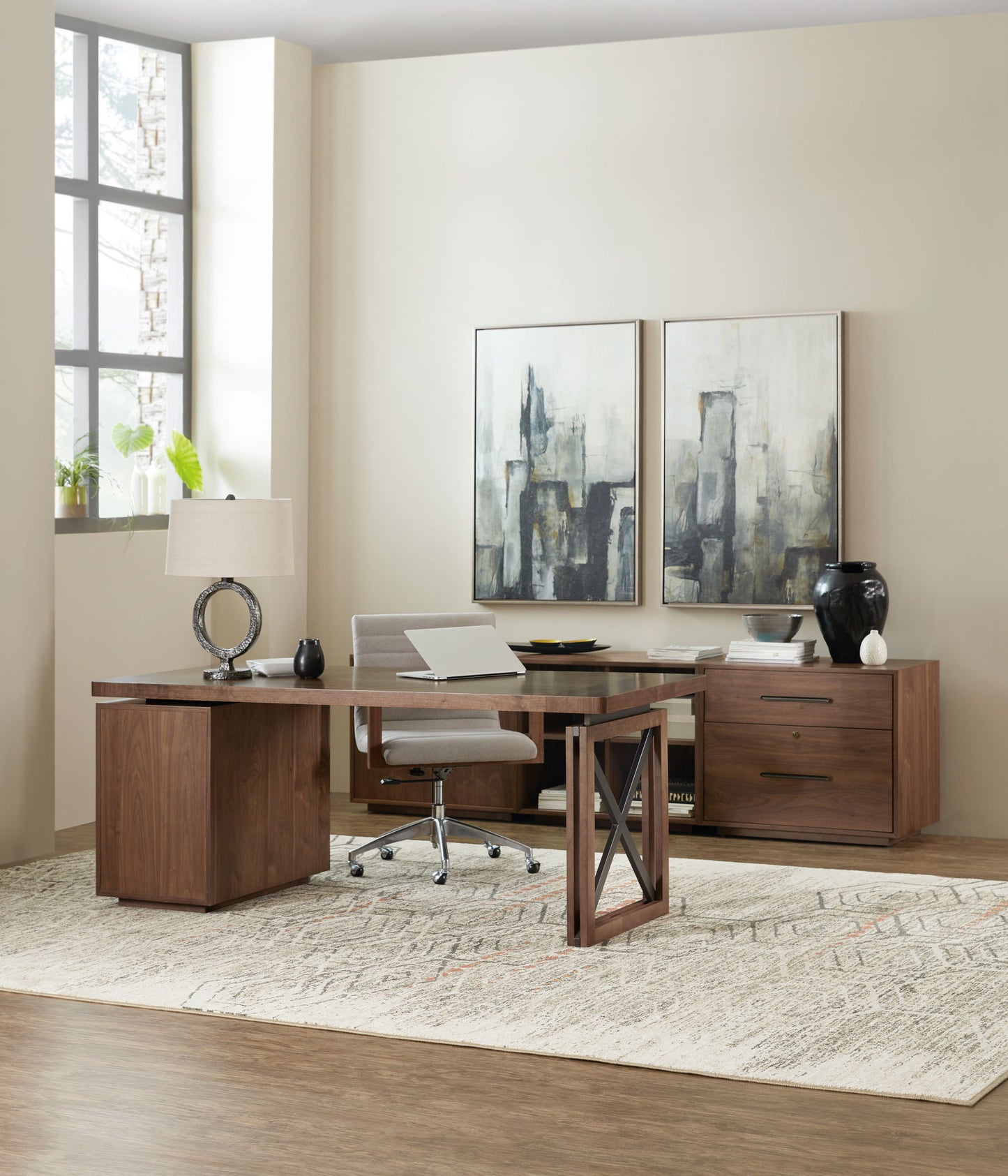 Elon - Bunching Short Bookcase - Dark Brown