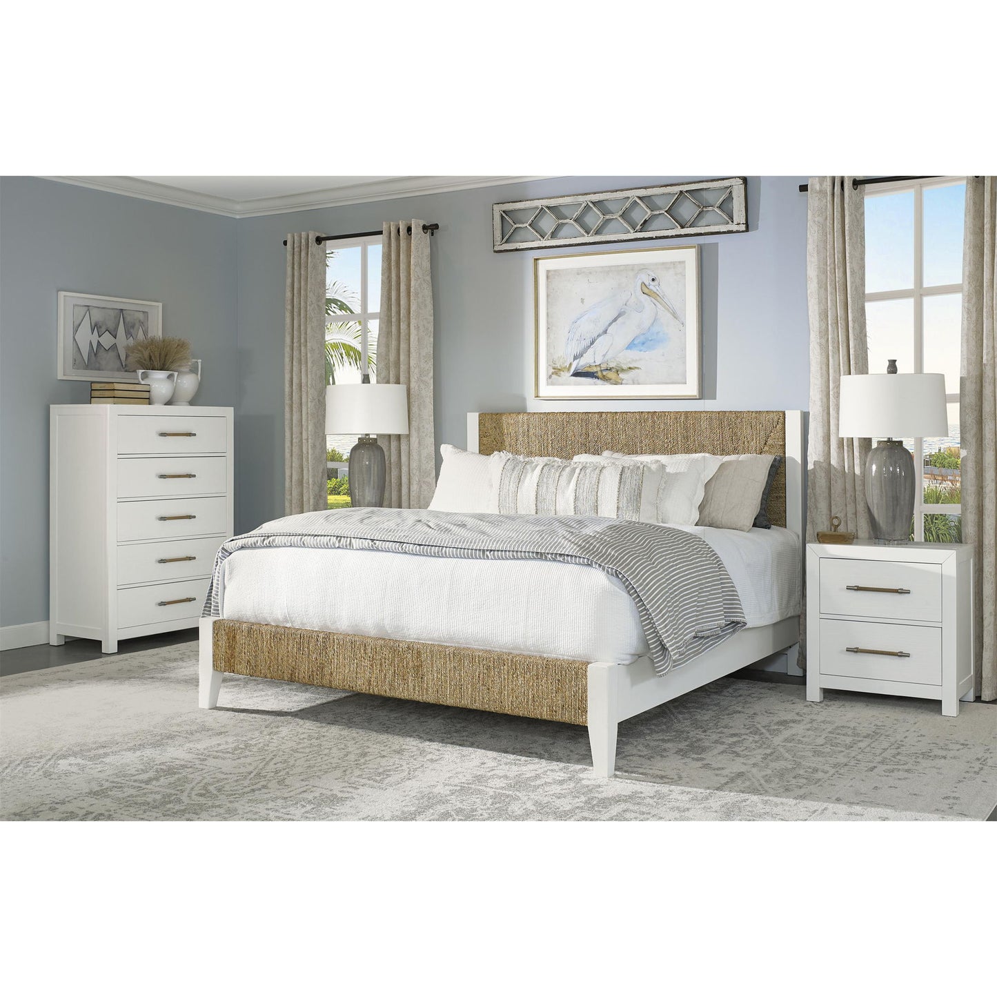 Rosalie - Queen Woven Footboard - Natural