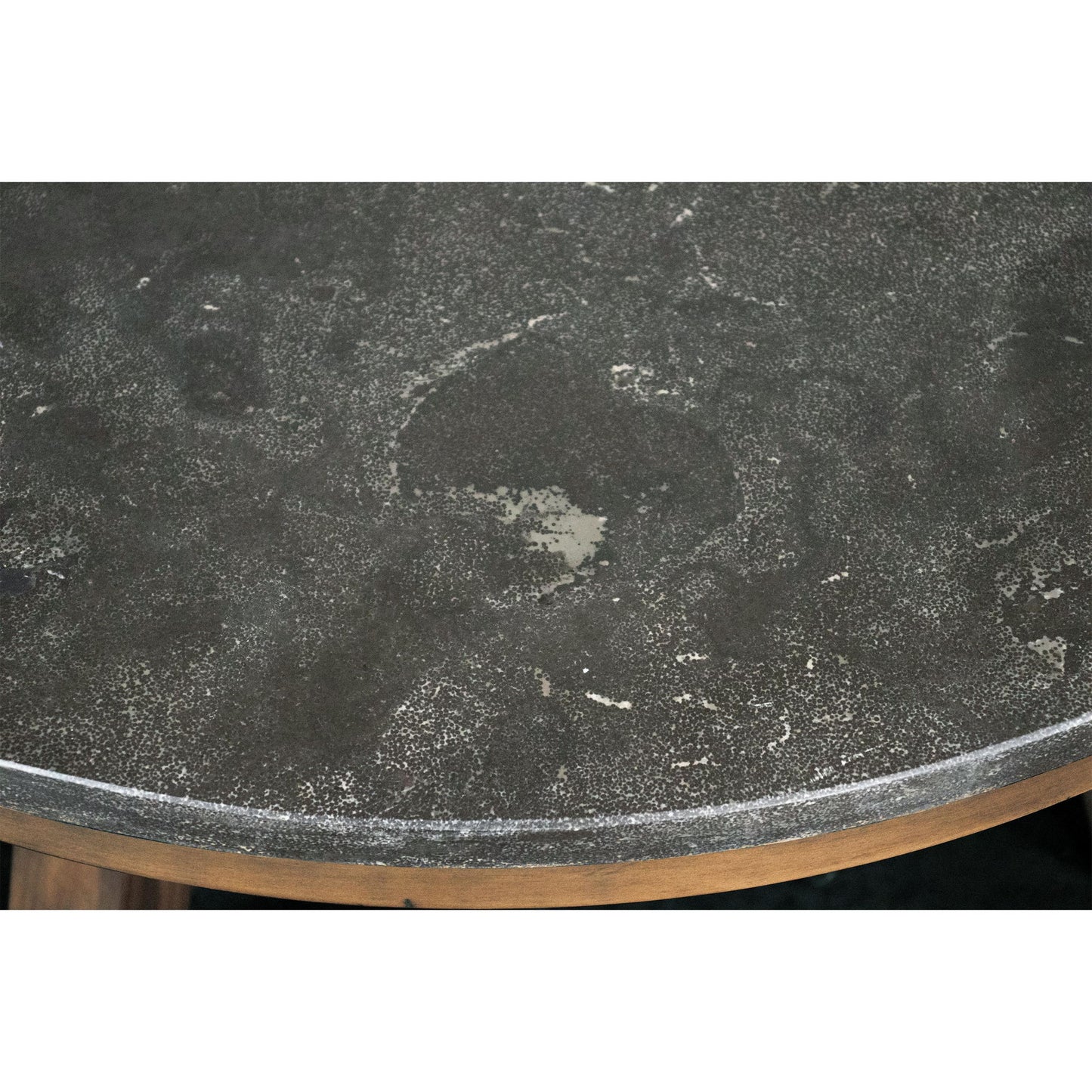 Weatherford - Round Coffee Table Base - Reclaimed Natural Pine