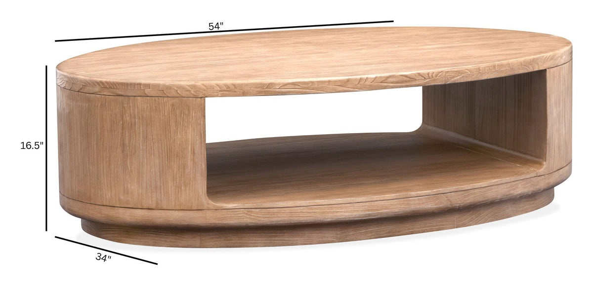 Sanford - Oval Cocktail Table Set