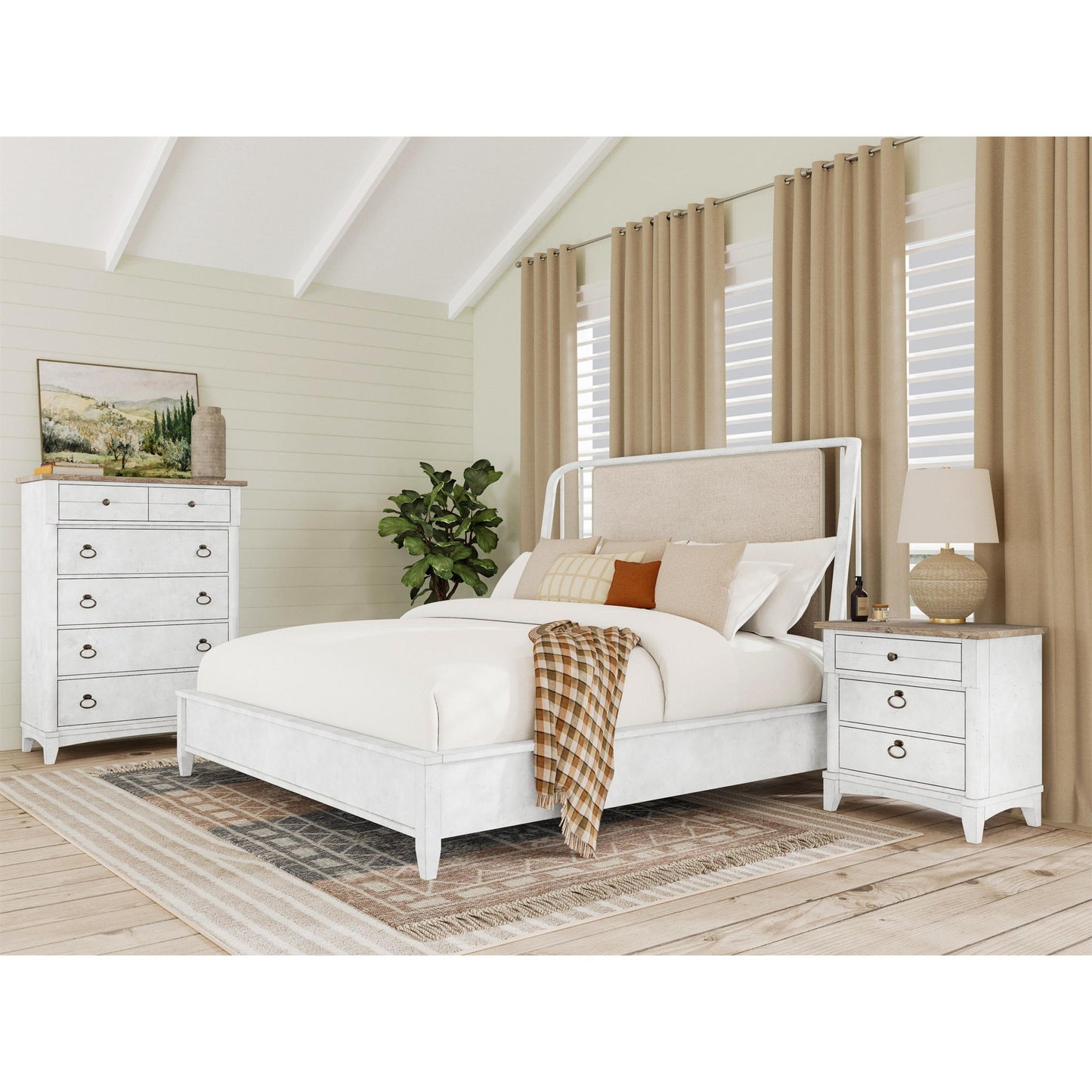 Maddox - King Footboard - White