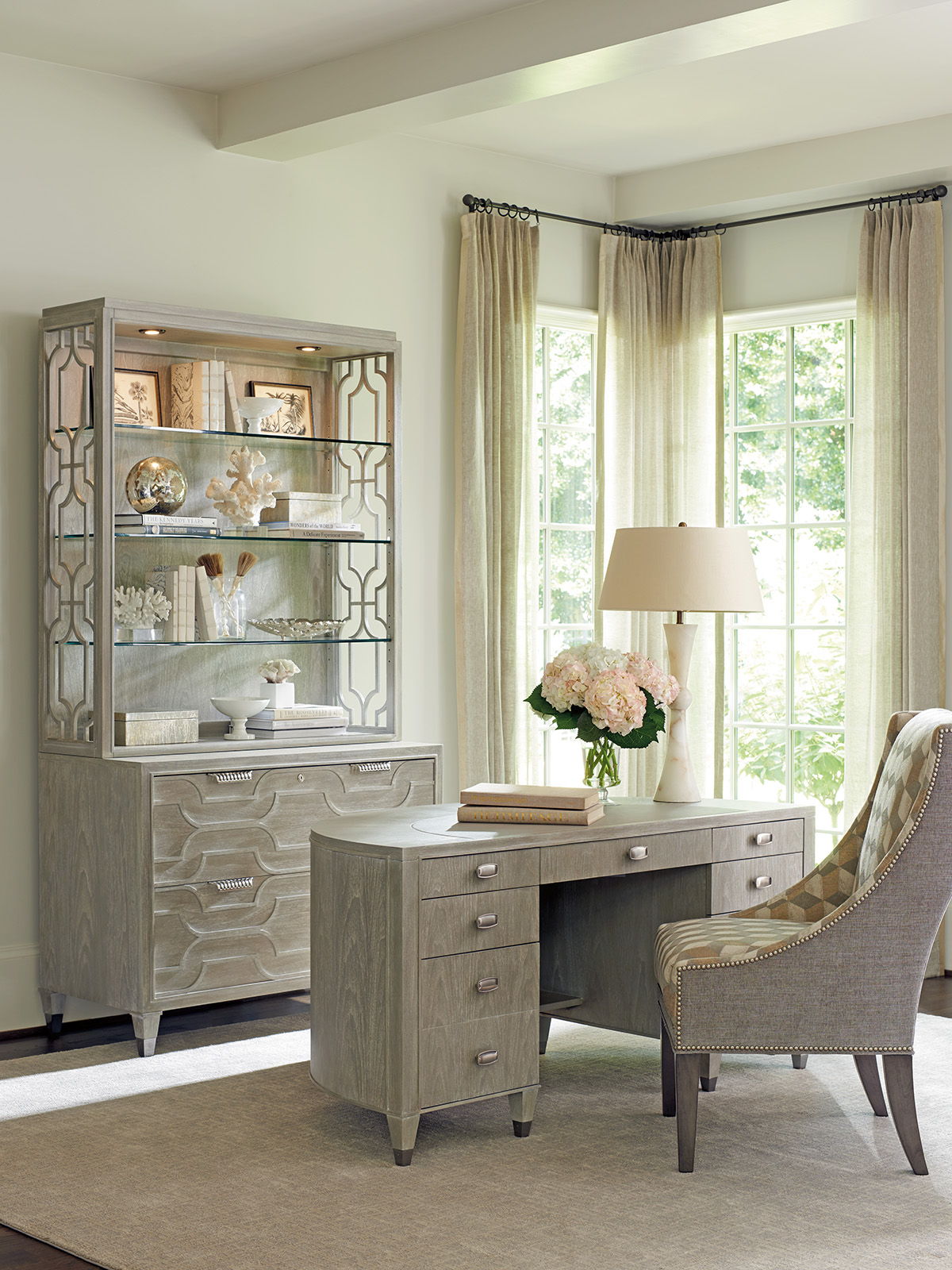 Greystone - Octavia File Chest - Beige