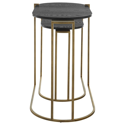 Aztec - Wood Nesting Tables (Set of 2)