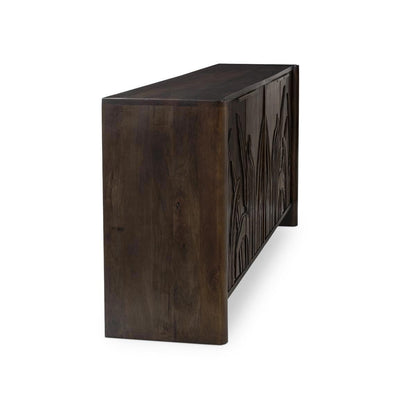 Ledro - Wood 4 Door Buffet