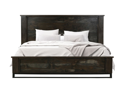 Teak - Queen Platform - Oil Black