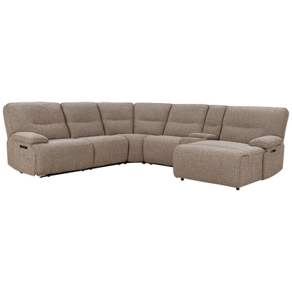 Lucius - Power Right Arm Facing Chaise P1 - Gellar Earth