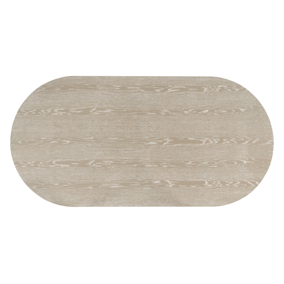Gwendolyn - Oval Dining Table Base - Cerused Taupe