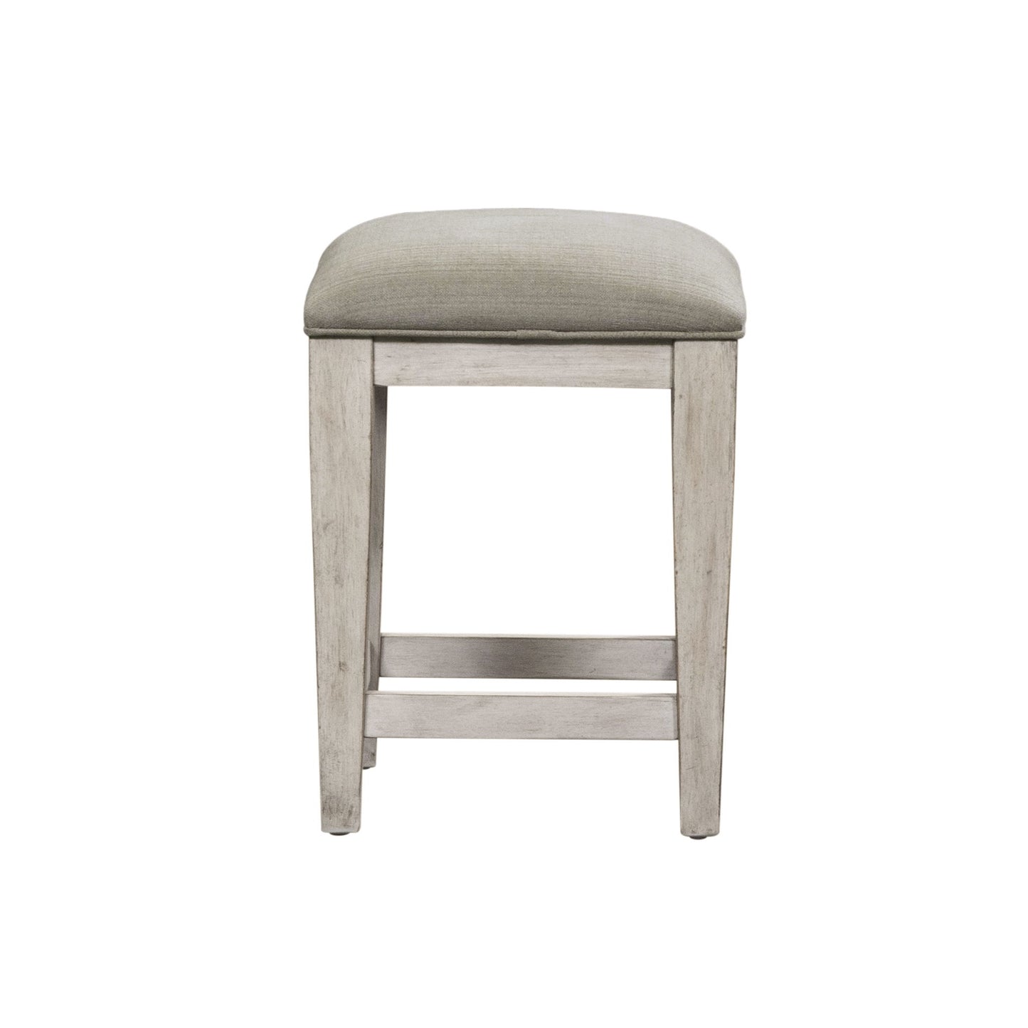 Heartland - Upholstered Console Stool - Antique White / Tobacco Tops