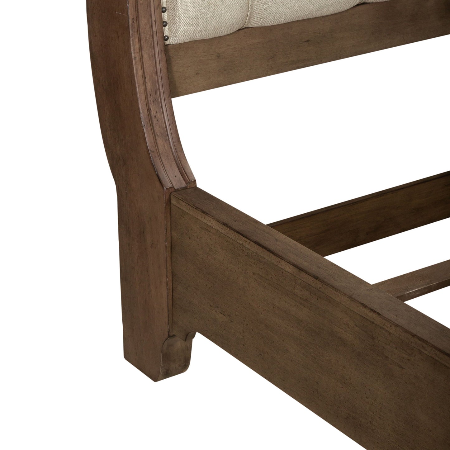 Americana Farmhouse - California King Sleigh Bed Rails - Dusty Taupe