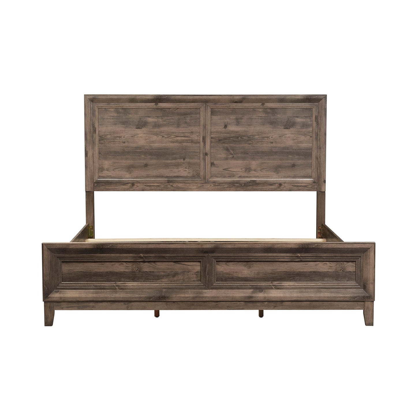 Ridgecrest - King Panel Headboard & Footboard - Cobblestone