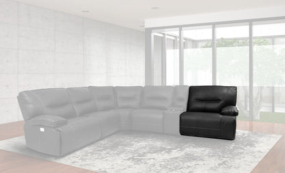 Spartacus - Power Right Arm Facing Recliner - Black