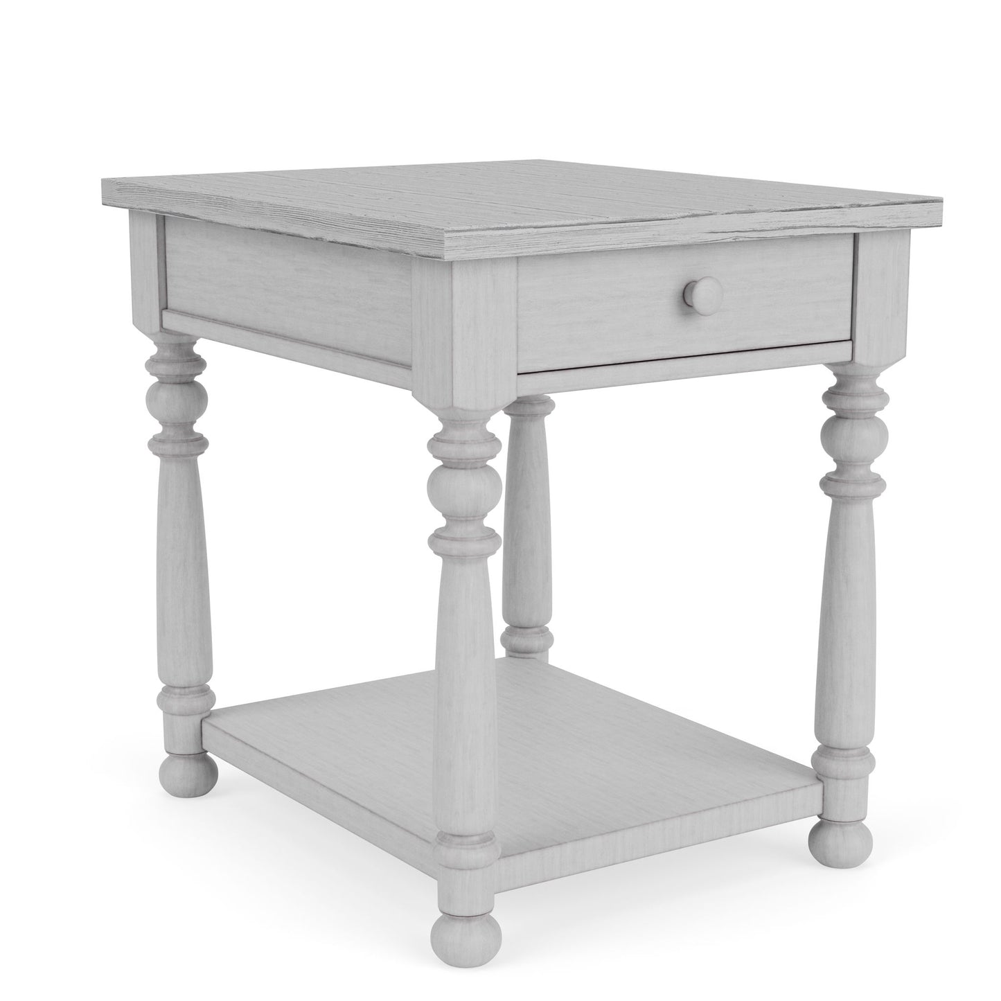 Winston - End Table - Aged Cotton