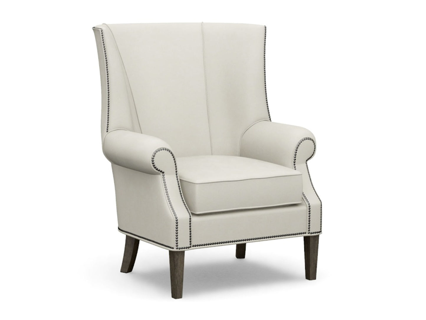 Lexington Leather - Marissa Leather Wing Chair - White