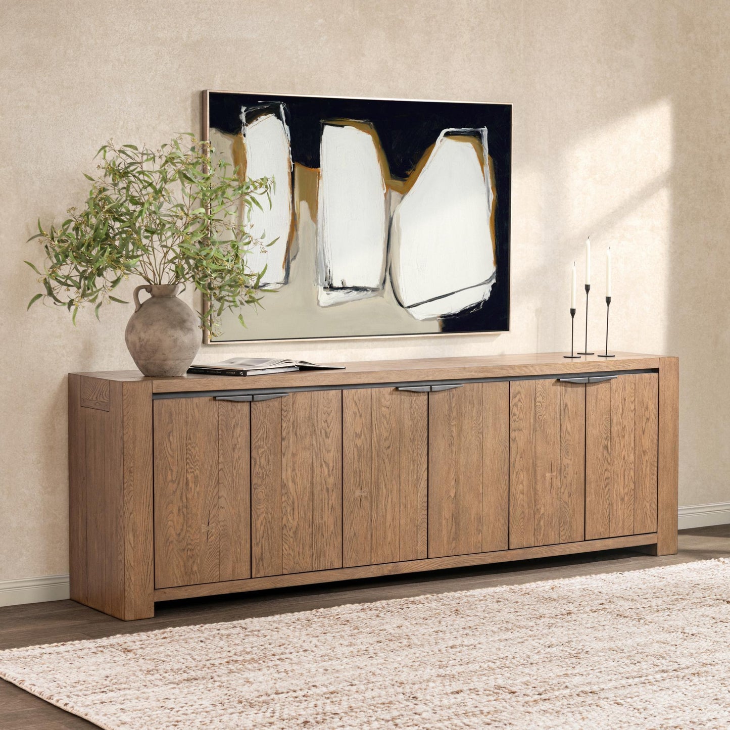 Alderson - 6 Door Cabinet - Cafe Brown