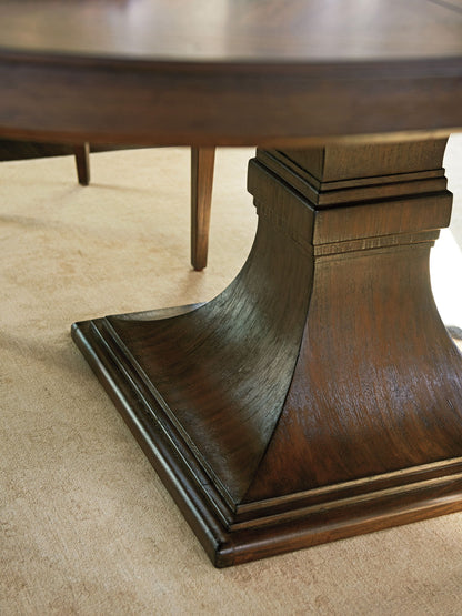 Silverado - Palo Alto Round Dining Table - Dark Brown