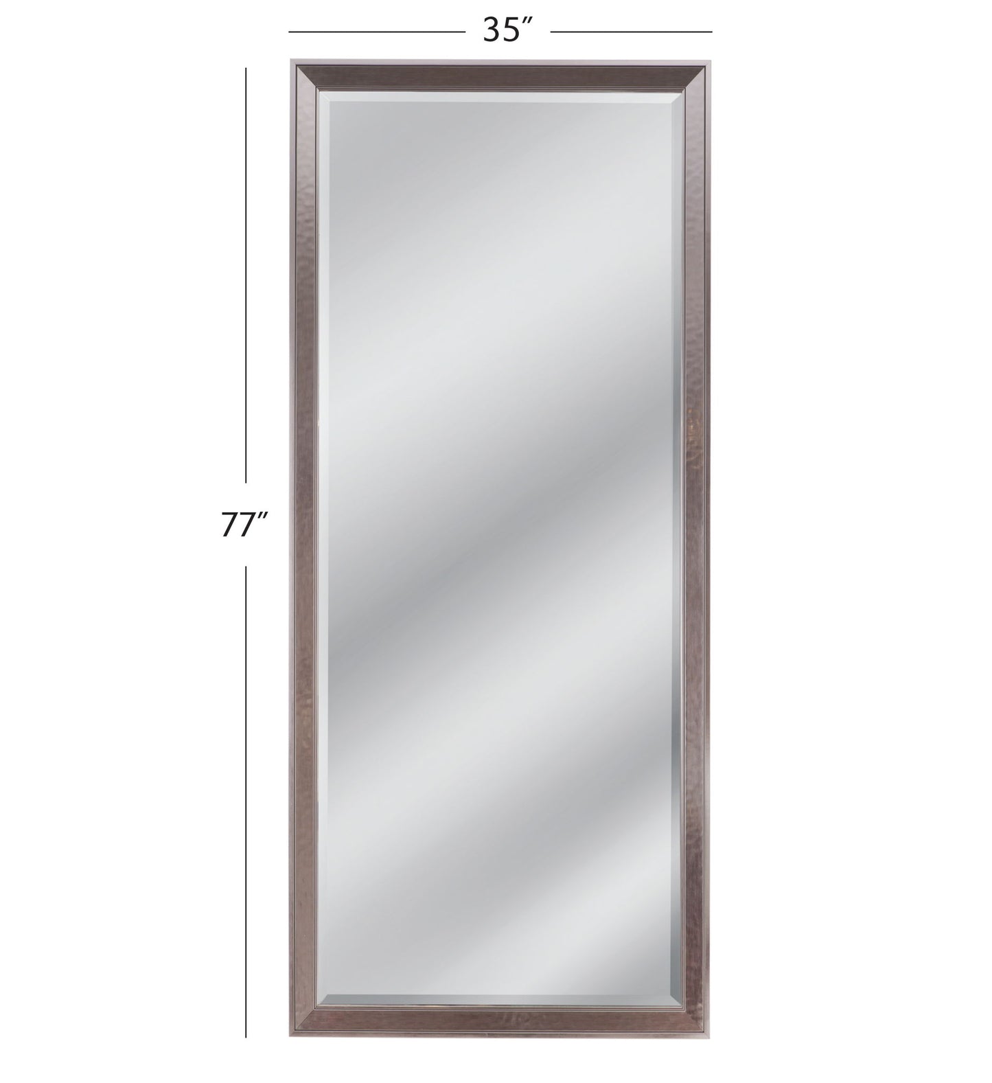 Sophie - Floor Mirror - Silver