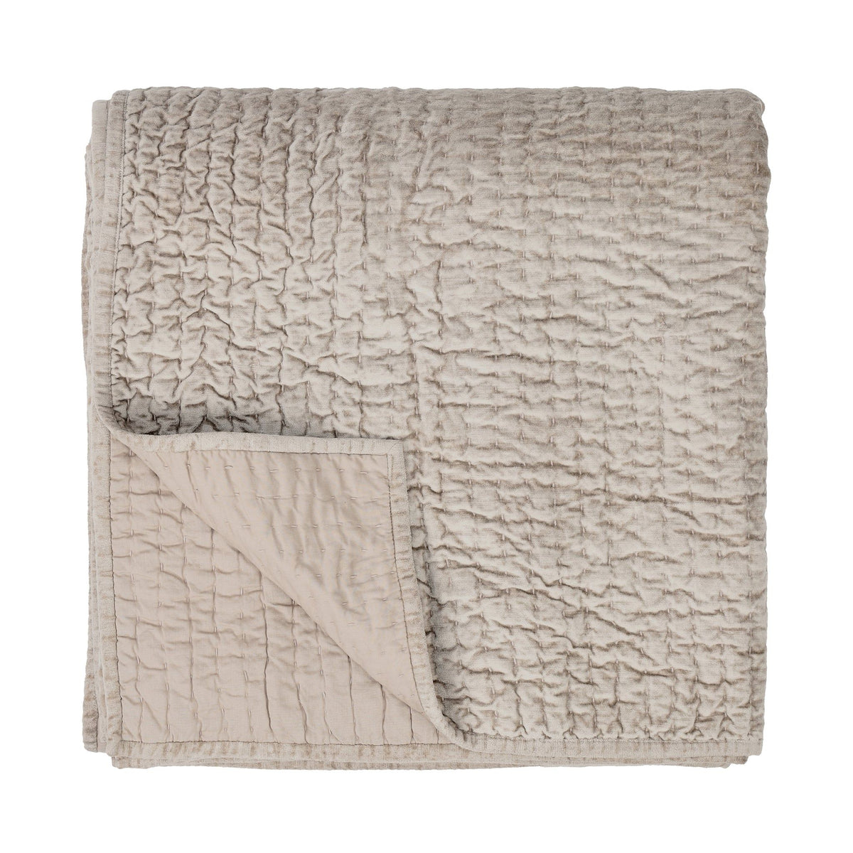 Bari - Velvet Sham - Pebble