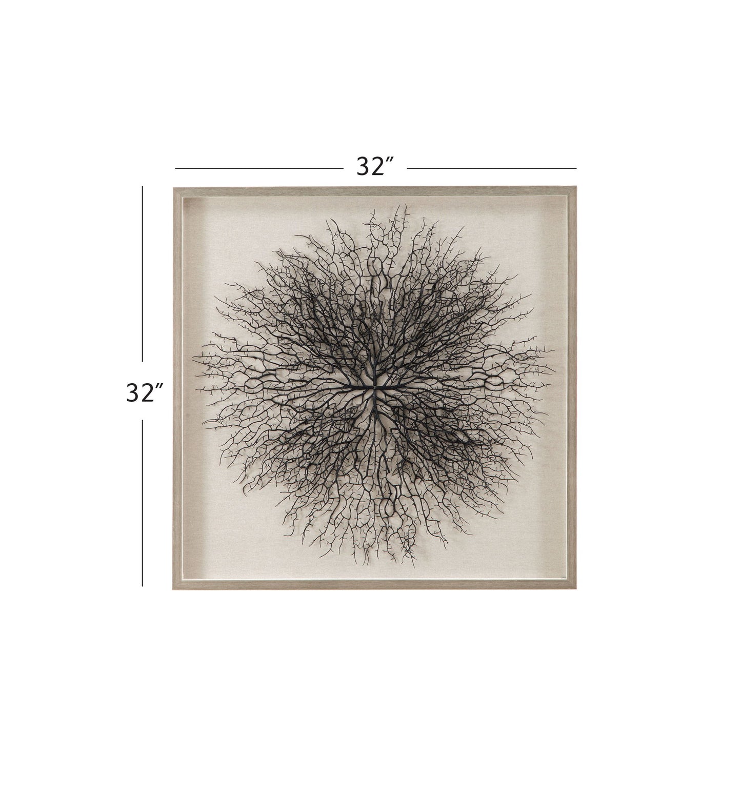 Gracee Canvas Art - Pearl Silver