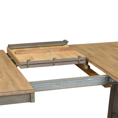 Lindsey Farm - Trestle Table Top - Gray & Sandstone