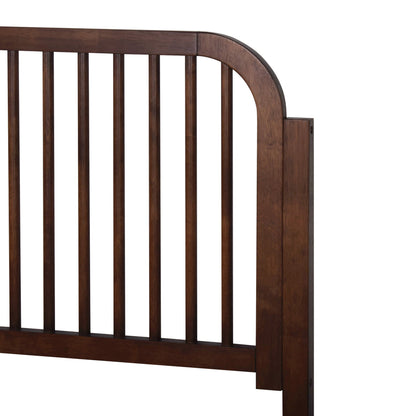 Soma - 5/0 Queen Solid Wood Spindle Headboard - Walnut