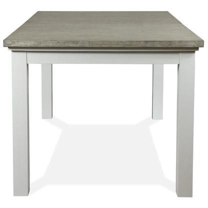 Cora - Rectangular Leg Dining Table - Cloud / Fog