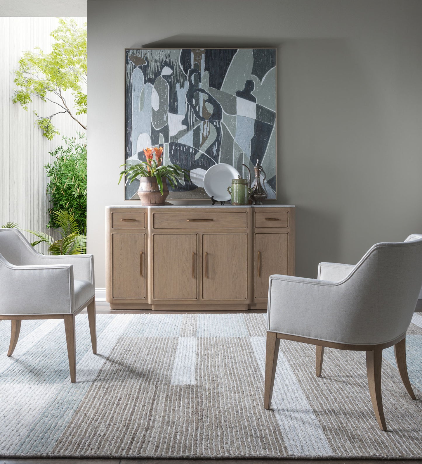 Simpatico - Simpatico Buffet With Marble Top - Light Brown
