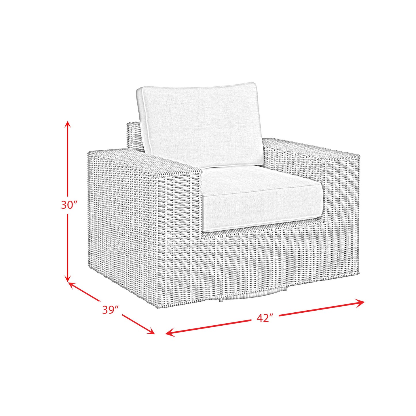 Carmona - Swivel Chair - Natural