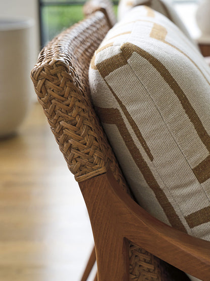 La Costa - Claremont Chair - Dark Brown / Beige