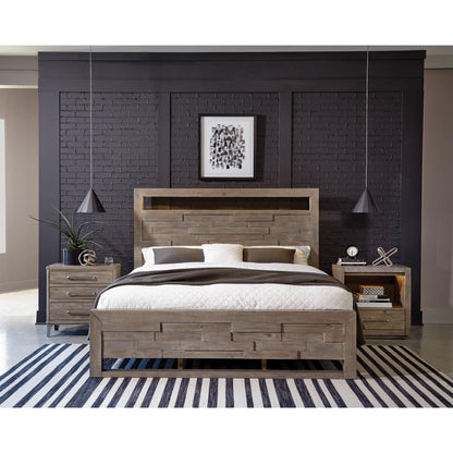 Intrigue - Queen Panel Footboard - Hazelwood