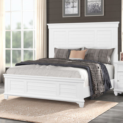 Jamestown - 5/0 Queen Footboard & Slats - White