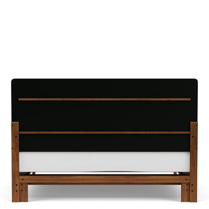 Elsie - Queen / King Poster Bed Rails - Dark Brown