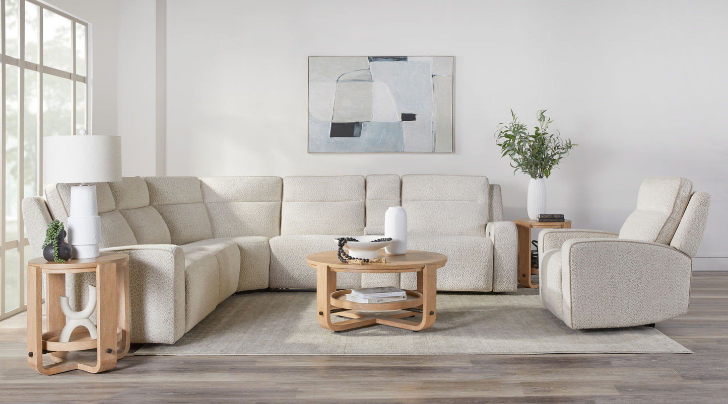 Lancaster - Tilt Console With Wireless Console - Fluffy River Rock