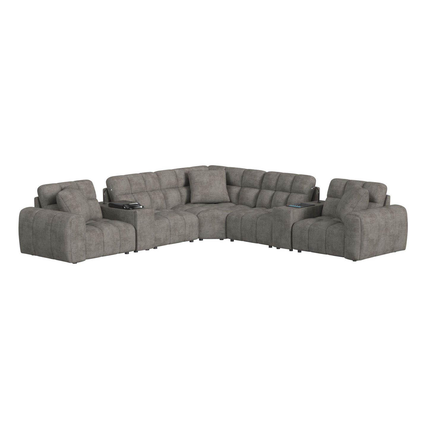 Odyssey - Console With Music Controller, FD Cup Holders, Reading Light - Amount Gray