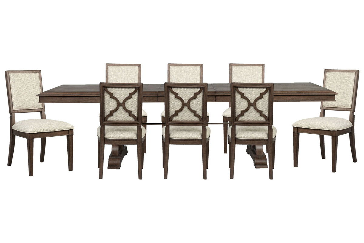 Jubilee - Extendable Trestle Dining Table Set