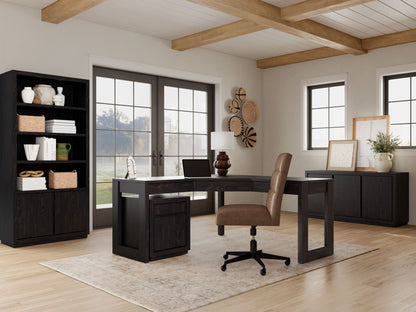Westwood Dark - Bookcase - Whiskey / Ebony Whiskey Oak