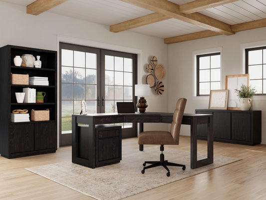 Westwood Dark - Bookcase - Whiskey / Ebony Whiskey Oak