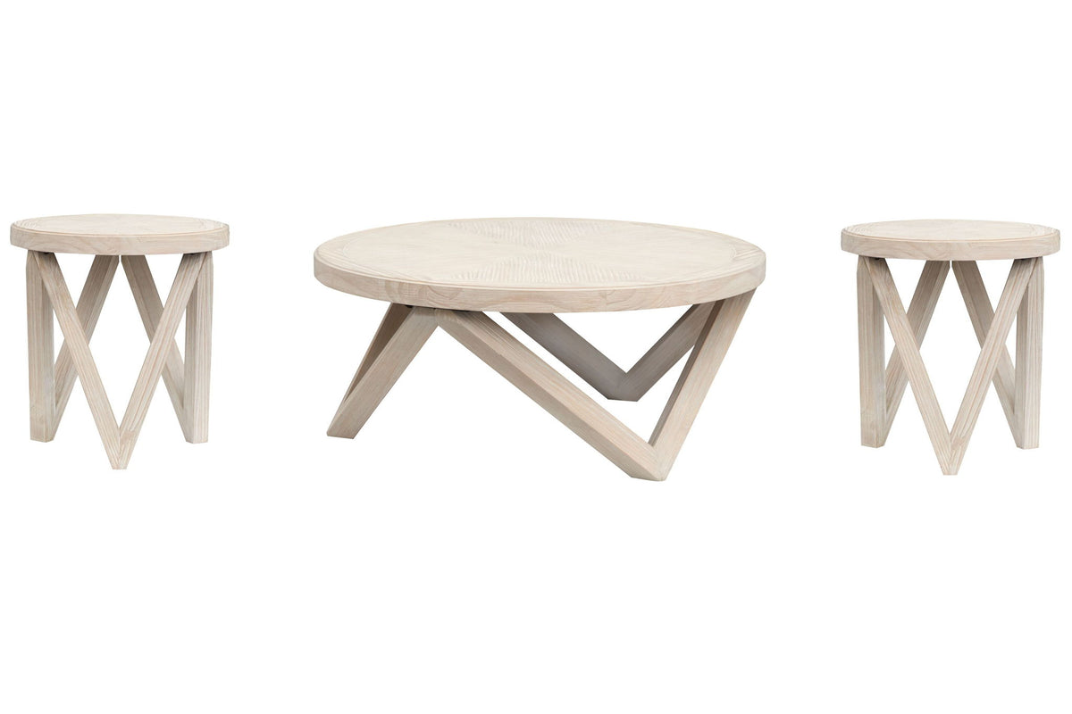 Bostwick - Round Cocktail Table Set