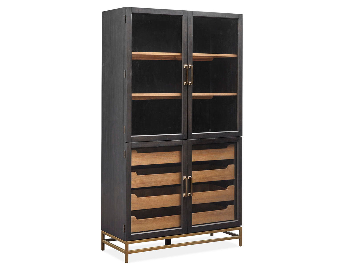 Lindon - Two Tone Dining Cabinet - Coffee Bean