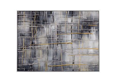 Logistics Canvas Art - Dark Gray
