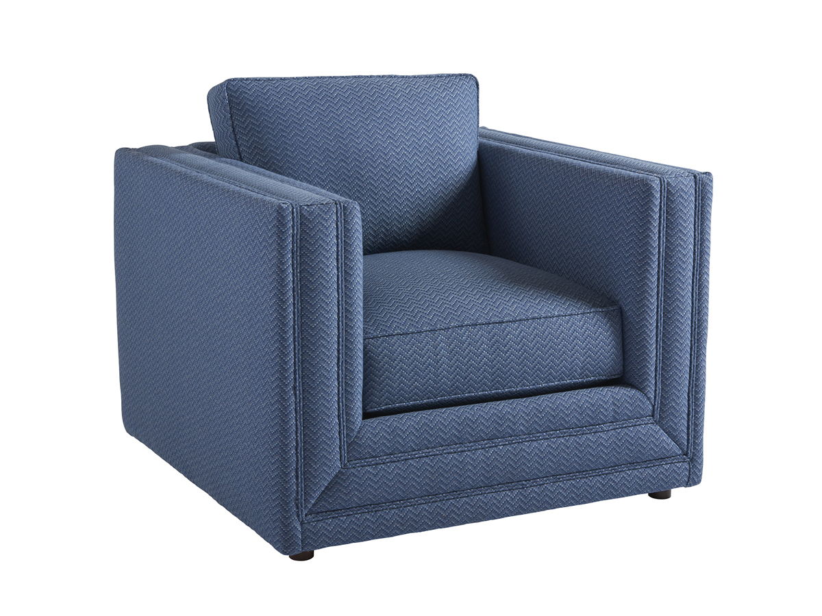 Barclay Butera Upholstery - Mercer Chair - Blue