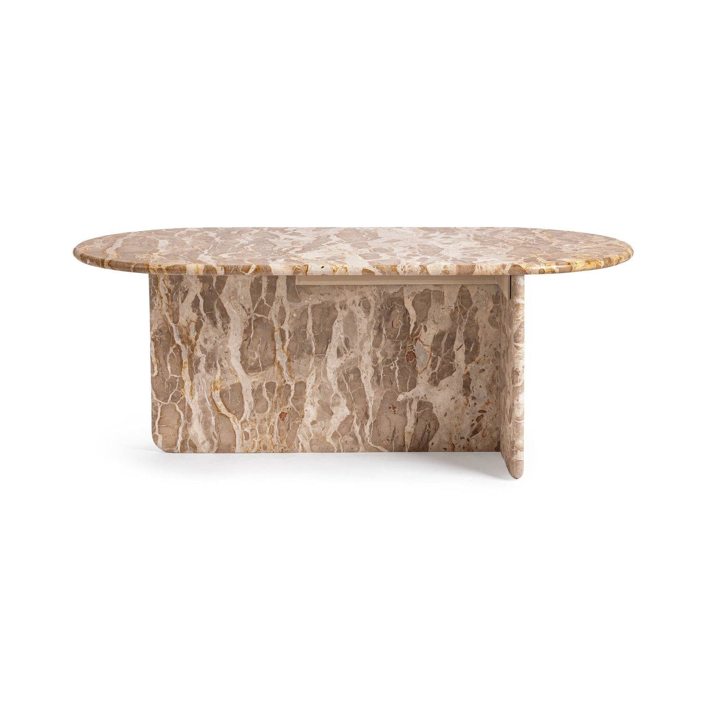 Jaylani - Oval Coffee Table - Desert Drift