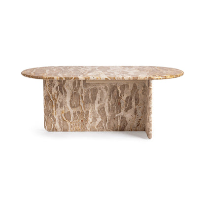 Jaylani - Oval Coffee Table - Desert Drift