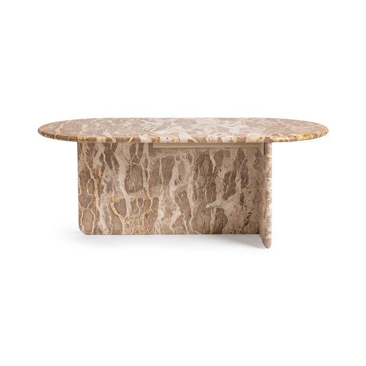 Jaylani - Oval Coffee Table - Desert Drift