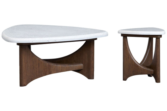 Arwen - Shaped Cocktail Table Set