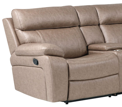 Theon - Left Arm Facing Recliner - Stokes Toffee