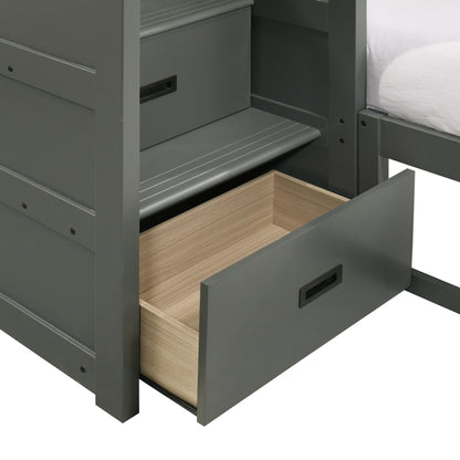 Sami - Step Bunk With Left Headboard