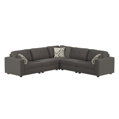 Options One - LHF Chair With 1 Pillow - Ash