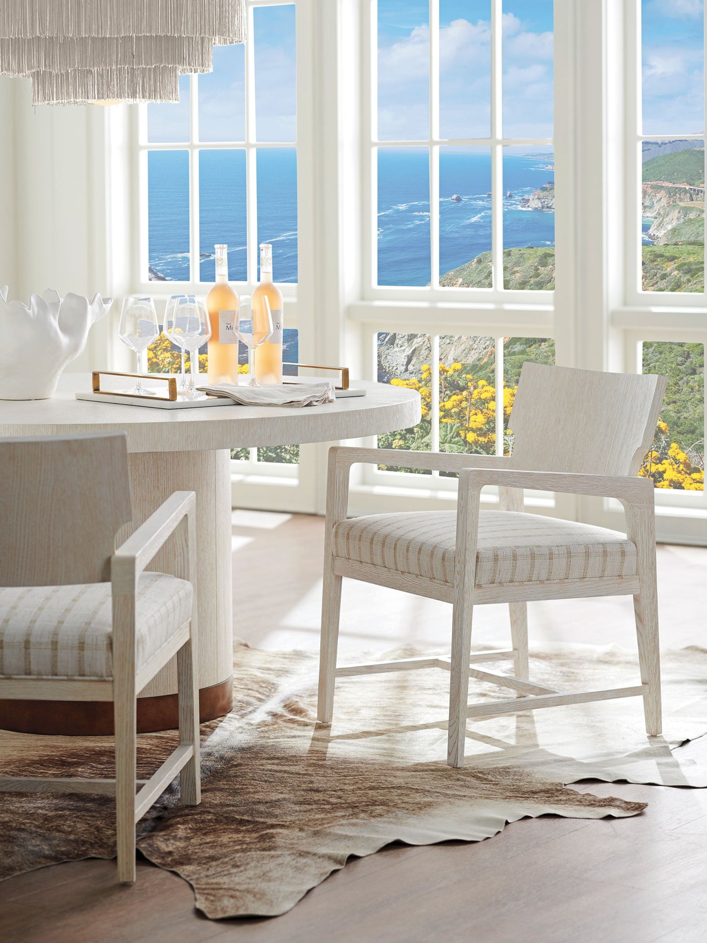 Carmel - Selfridge Round Dining Table - Beige