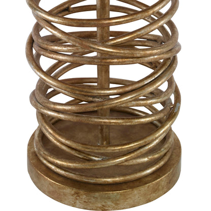 Amarey - Metal Ring Table Lamp - Gold